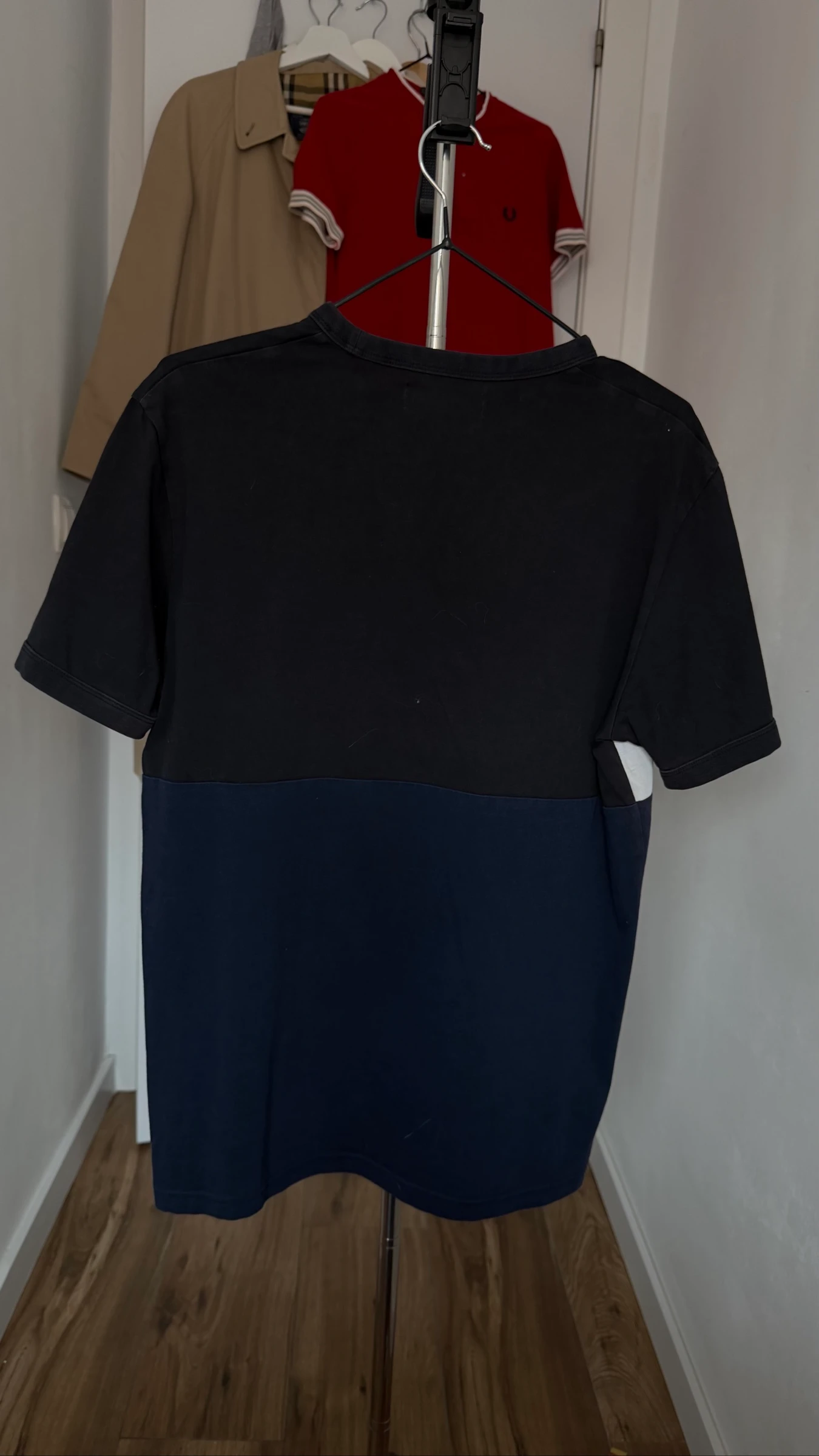 Camiseta Fred Perry color block – tamanho M – photo 7